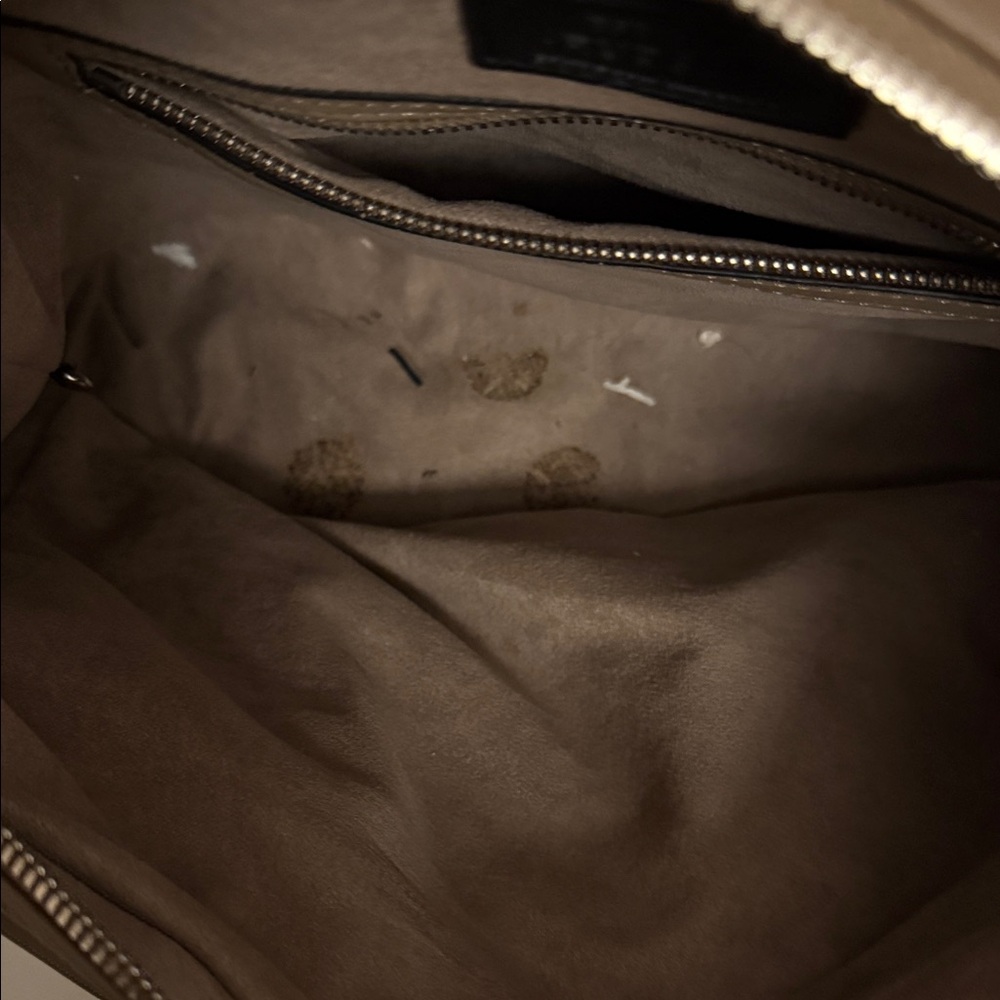 RUDSAK Tan Leather Satchel with Black Accents Soft Leather - Picture 4 of 10